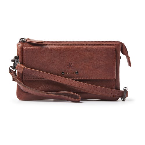 dR Amsterdam Clutch Brown