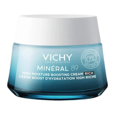 Vichy Minéral 89 100h Moisture Boosting Cream Rich Fragrance Free 50 ml