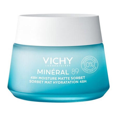 Vichy Minéral 89 48H Moisture Matte Sorbet Cream 50 ml