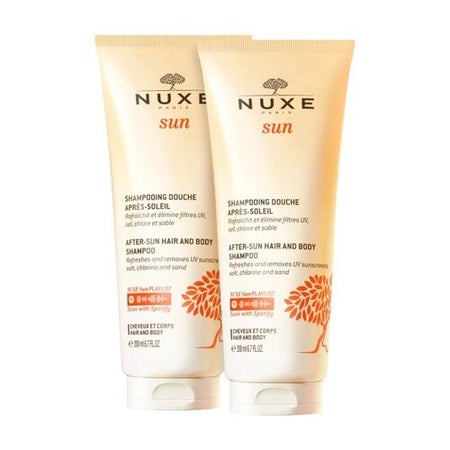 NUXE Sun After-Sun Hair and Body Shampoo Duo Set