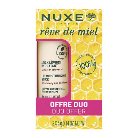 NUXE Rêve De Miel Lip Moisturizing Stick Duo Set