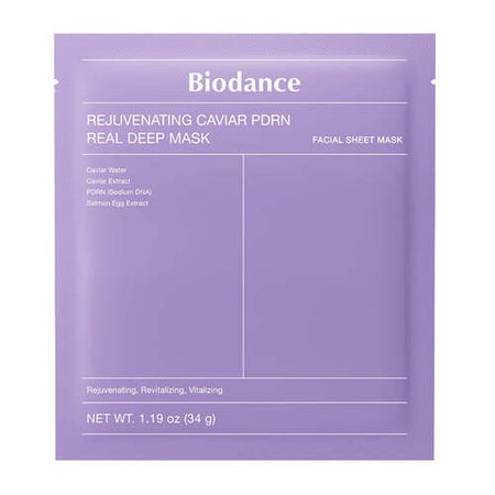 Biodance Rejuvenating Caviar PDRN Real Deep Masque Tissu 34 grammes