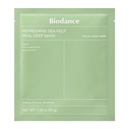 Bioderma Refreshing Sea Kelp Real Deep Sheet mask 34 grams