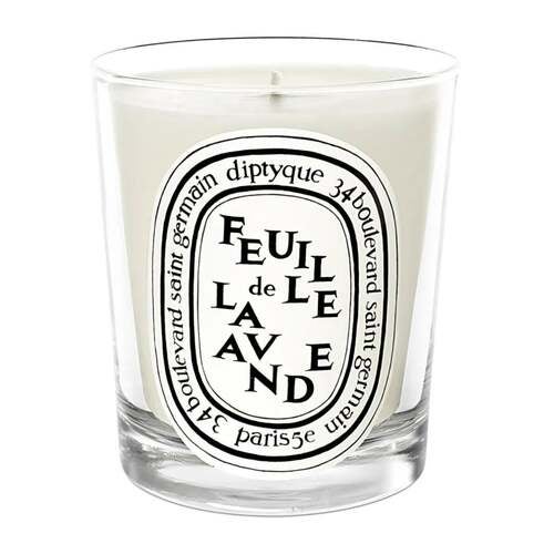 Diptyque Feuille De Lavande Vela perfumada
