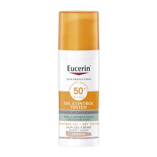 Eucerin Sun Protection Oil Control Tinted Sun Gel-Crème Medium SPF 50+