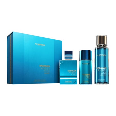 Al Haramain Amber Oud Aqua Dubai Gift Set