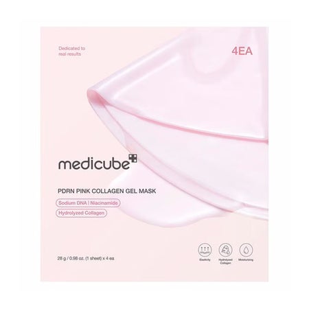 Medicube PDRN Pink Collagen Gel Mask 4 pièces