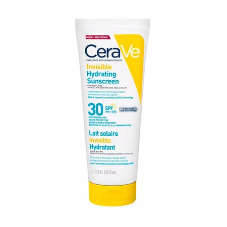 CeraVe Invisible Hydrating Solbeskyttelse SPF 30