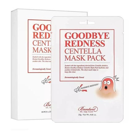 Benton Goodbye Redness Centella Sheet Masks 10 stk