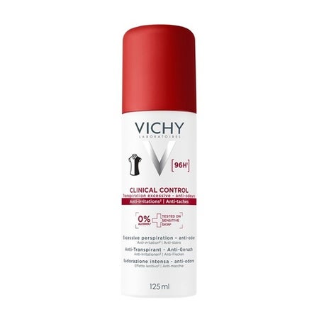 Vichy Clinical Control Anti-Transpirant 96H Alcohol Free 125 ml