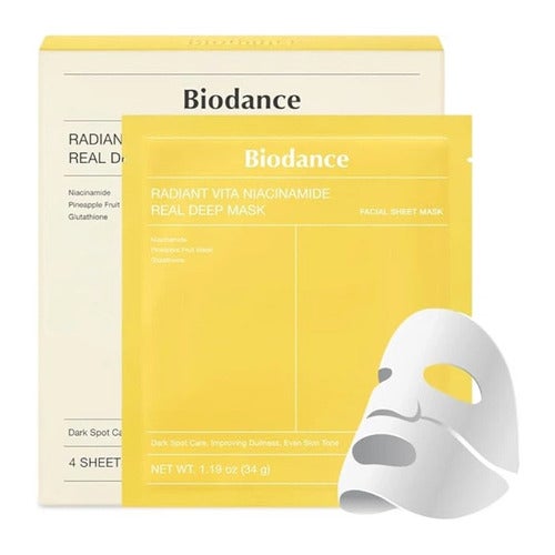 Biodance Radiant Vita Niacinamide Real Deep Sheet masks